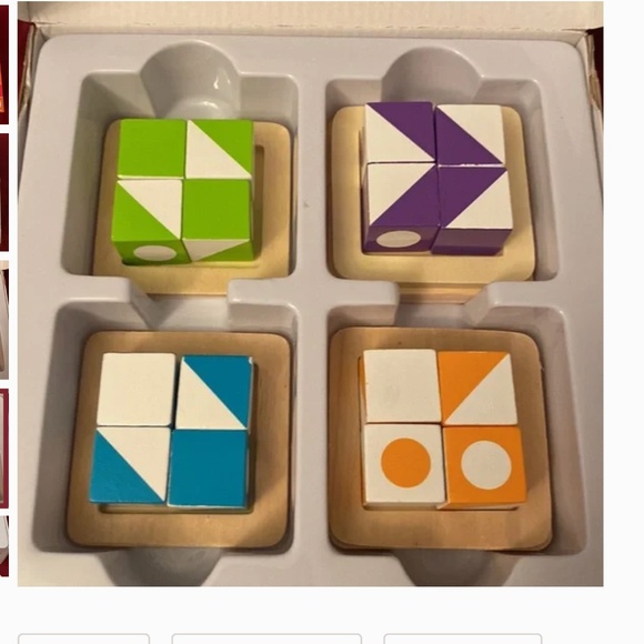 Q-Bitz JR Visual Play Learning Fun Game for Ages 3+ 1-4 Players - Picture 3 of 4